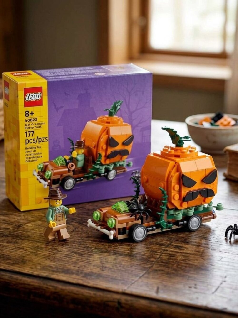 LEGO Jack-O'-Lantern Pickup Truck 40822 Halloween 177pc